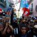 Cuatro policías heridos en protesta contra compañía eléctrica de Puerto Rico
