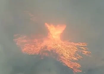 Tornado de fuego se forma en medio de incendios forestales en California