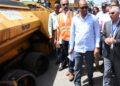 Ministro de Obras Públicas y el alcalde Manuel Jiménez encabezan inicio de un amplio plan de asfaltado en Santo Domingo Este