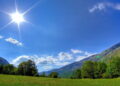 Ambiente soleado y escasas lluvias sobre gran parte del país