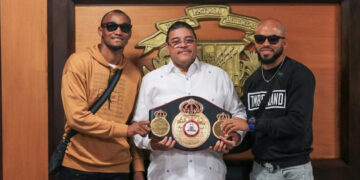 Ministro de Deportes califica de héroes a García y Puello; resalta apoyo del Gobierno al boxeo