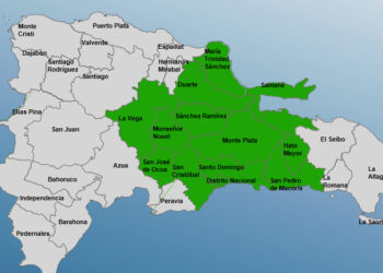 COE aumenta a 12 las provincias en alerta verde