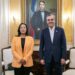 Presidente Abinader recibe funcionaria del Departamento de Estado