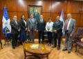 Presidente SCJ recibe directiva de ADOMA y tratan temas en beneficio de la comunidad jurídica
