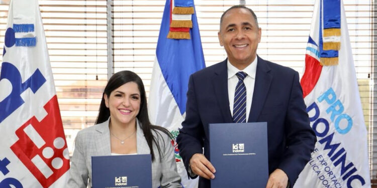 ProDominicana e Indotel firman acuerdo para la implementación digital de la Ventanilla Única de Inversión
