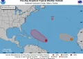 Se forma depresión tropical en el Atlántico