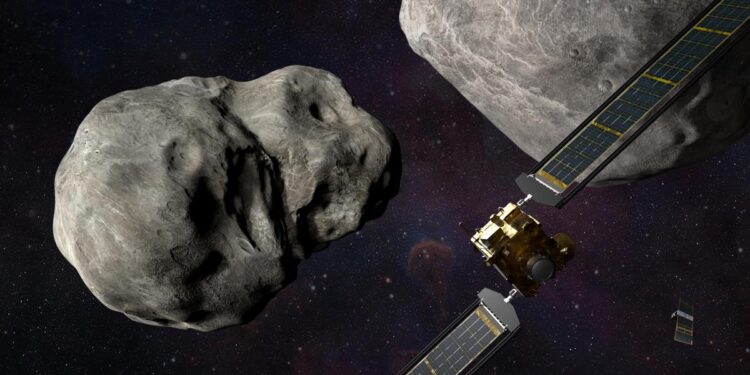 Nave de la NASA choca contra asteroide en prueba defensiva