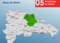 COE mantiene 5 provincias en alerta verde por efectos de vaguada