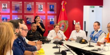 Alcaldesa Carolina Mejía activa Comité de Emergencia del DN por paso de Tormenta Fiona