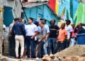 Diputado Elías Matos verifica situación del sector Los Platanitos del DN luego del paso de  Fiona