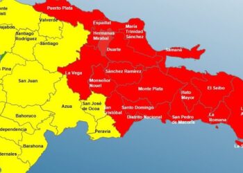 COE coloca 18 provincias en alerta roja y 14 en amarilla