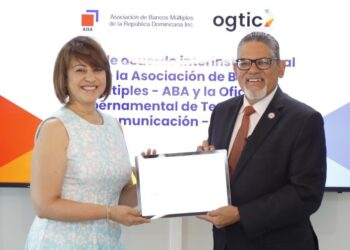 ABA y OGTIC firman acuerdo para fomentar la economía digital en la banca dominicana