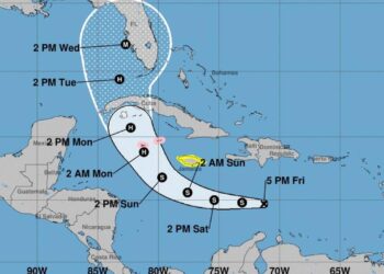 La depresión número 9 se intensifica a tormenta tropical Ian