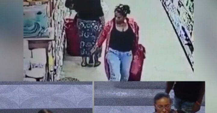 Cámaras captan mujeres robando mercancía supermercado de Gaspar Hernández