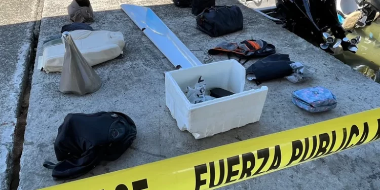 Autoridades de Costa Rica hallaron los restos de una aeronave accidentada en el mar Caribe