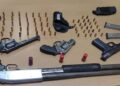 PN y MP ocupan armas de fuego durante allanamientos
