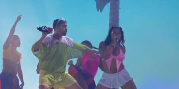 Tokischa hace rugir al estadio Olímpico durante su participación en concierto de Bad Bunny