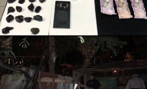 PN interviene punto de venta de drogas en La Descubierta