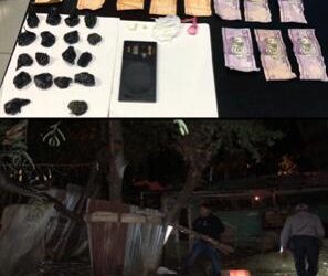 PN interviene punto de venta de drogas en La Descubierta