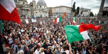 Protestas en toda Italia contra el encarecimiento de la energía