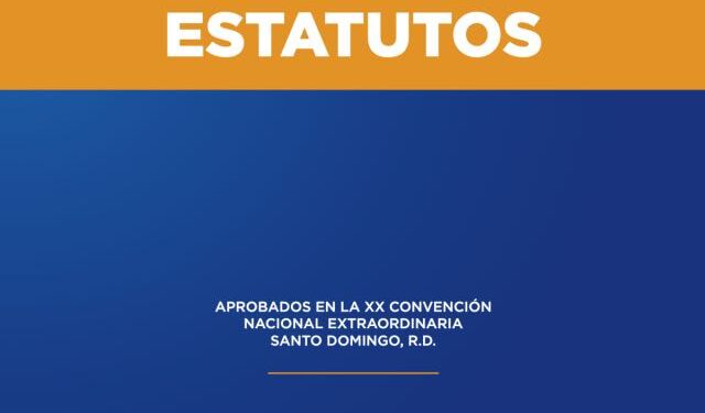 PRM pone en circulación sus nuevos estatutos aprobados en la XX Convención Nacional Ordinaria