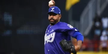 Mauricio empuja tres y Valdez encabeza blanqueada del Licey contra las Águilas