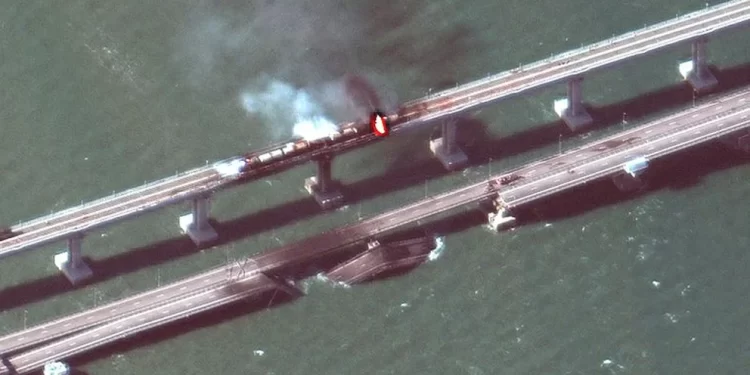 Rusia detuvo a ocho sospechosos por la explosión en el puente de Crimea