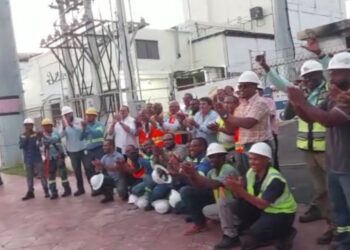 Restablecen servicio energético tras incendio en subestación en Gazcue