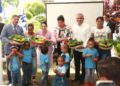 Autoridades del gobierno encabezan lanzamiento de proyecto de Huertos Infantiles en Caipi