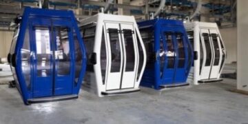 Comienzan a llegar las cabinas del Teleférico de Los Alcarrizos