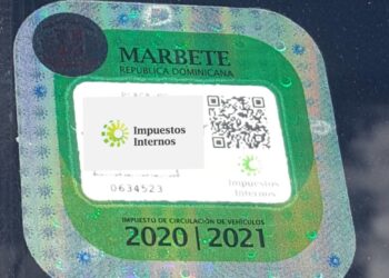 DGII llama a renovar marbete con tiempo