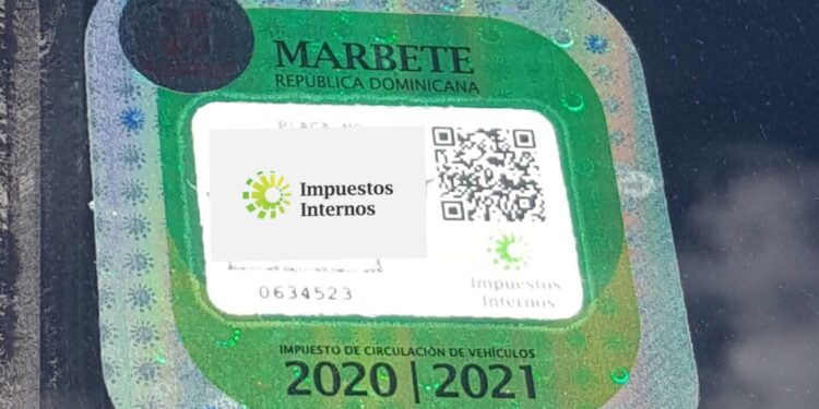 DGII llama a renovar marbete con tiempo