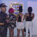 Policía captura a tres mujeres acusadas de asaltar taxista  en Villa Mella