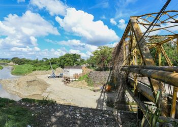 Obras Públicas adelanta que reparación del viejo puente de Sabaneta