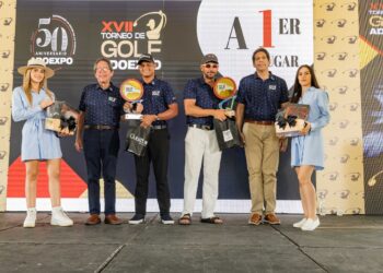 Dúo Tejada-García conquista XVII copa torneo golf Adoexpo