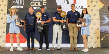 Dúo Tejada-García conquista XVII copa torneo golf Adoexpo