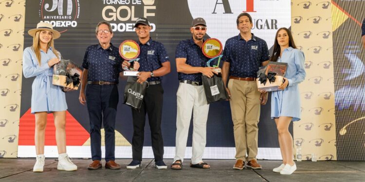 Dúo Tejada-García conquista XVII copa torneo golf Adoexpo