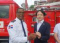Embajada de Japón dona camión de bomberos San Luis SDE
