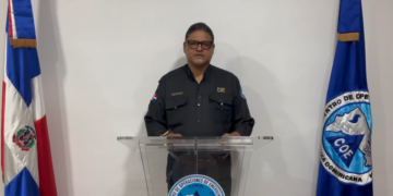 COE emite alerta roja para Montecristi tras colapso de muro de presa construcción