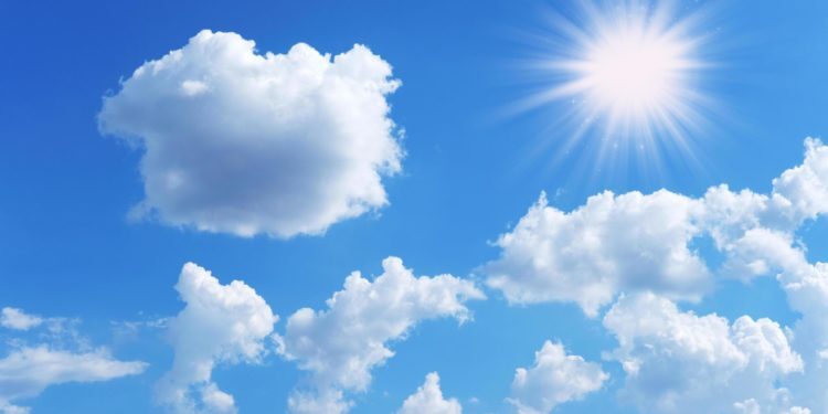 Mayormente soleado y ocasionales ráfagas de viento