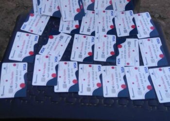 Encuentran más de 50 tarjetas de Bono Navideño próximo al Ayuntamiento de Cotuí