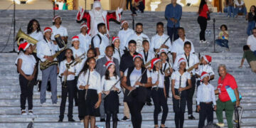 Los jardines del Palacio Nacional han recibido más de 2,700 personas en Navidad