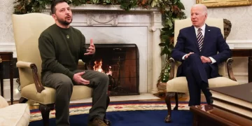 Estados Unidos garantizó que apoyará militarmente a Ucrania