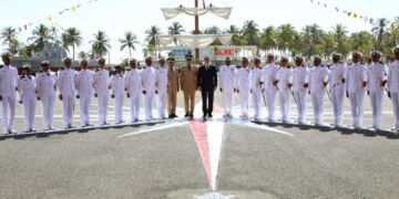 Presidente Abinader encabeza septuagésima primera graduación de Damas y Caballeros Guardiamarinas de promoción 2019-2022