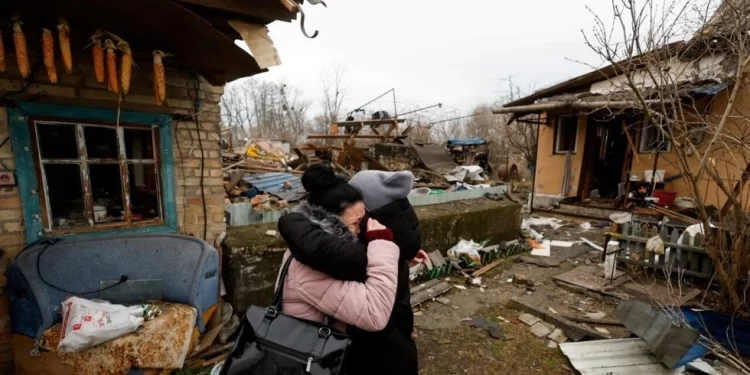 Rusia lanza un bombardeo masivo de misiles en Ucrania