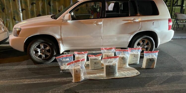 Detienen hombre en jeepeta con 81 libras marihuana  en Peravia