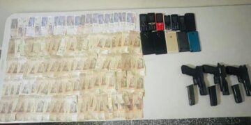 CESFronT detiene nacionales haitianos con armas de fuego irregulares y teléfonos celulares