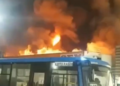 Al menos un muerto en un incendio en un centro comercial a las afueras de Moscú