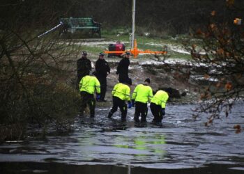 Mueren tres niños en el Reino Unido tras caer en un lago helado