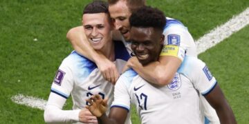 Inglaterra gana a Senegal (3-0) y se jugará el pase a semifinales con Francia